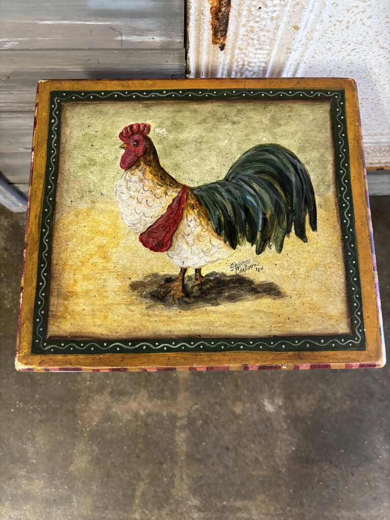 Rooster Stool