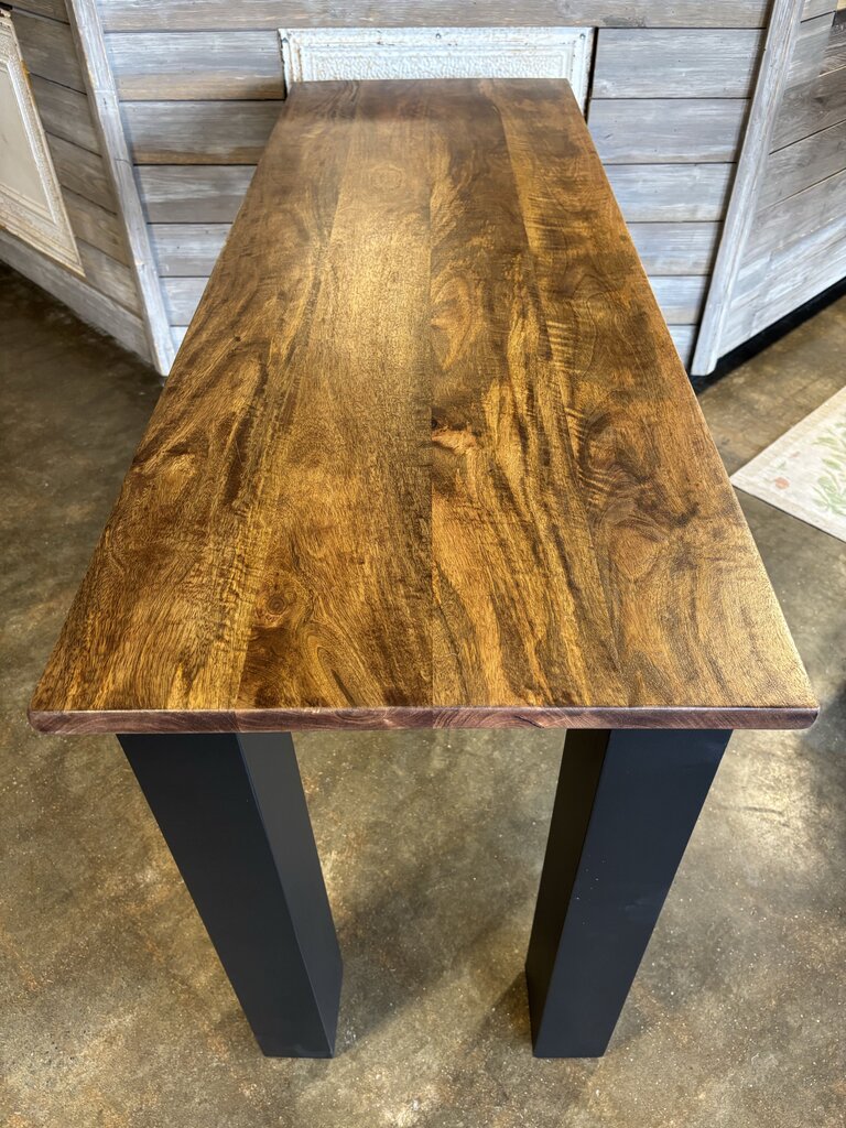 Painted Wood Console/Bar Table 58.25 X 20.25 X 30.5