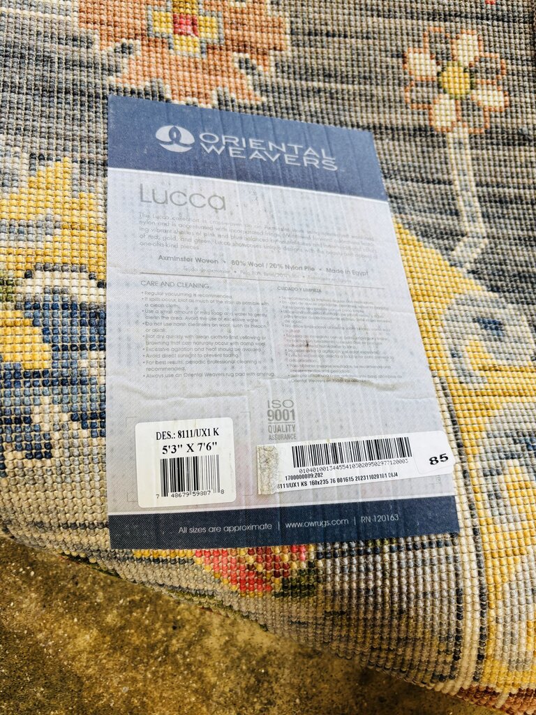 Lucca 6'7" X 9'6" Wool/Nylon Rug