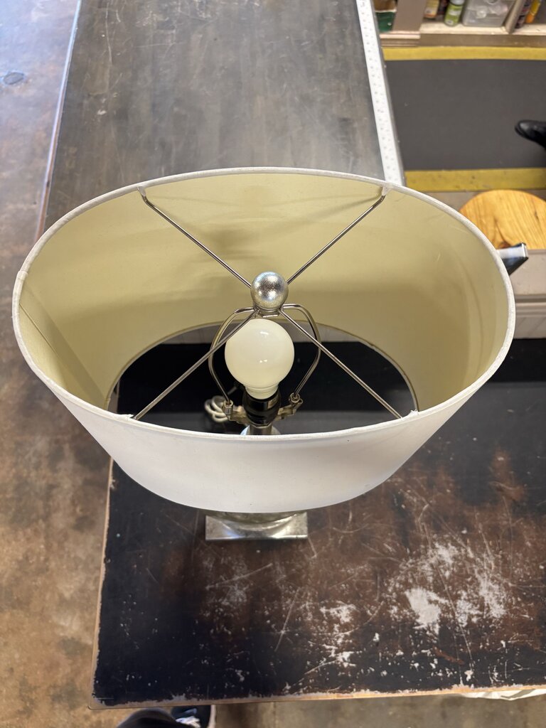 Mercury Glass Teardrop Base Lamp