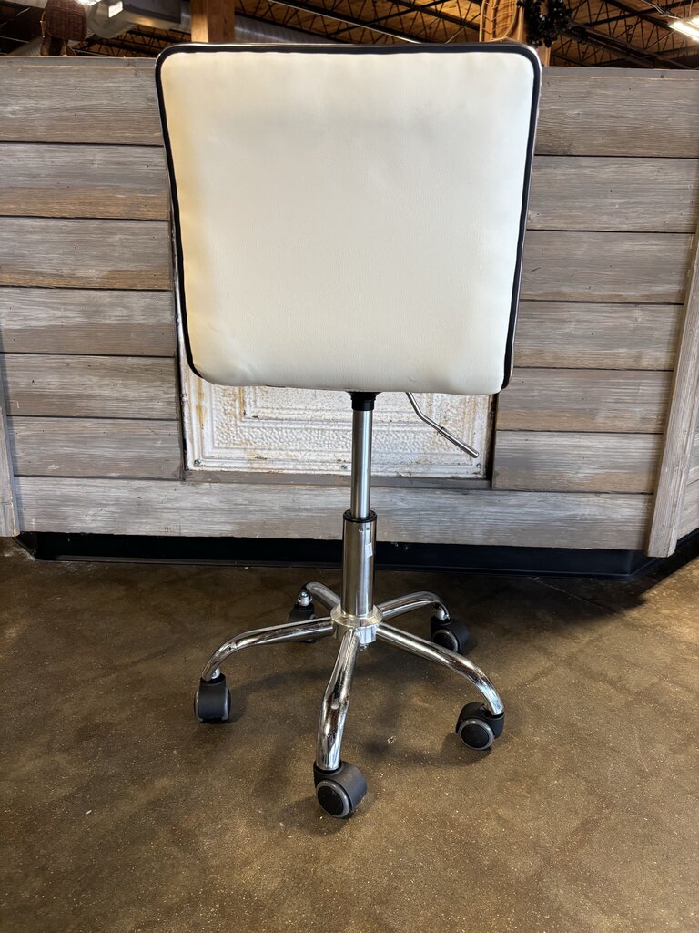 Faux Leather Adjustable Rolling Desk Chair