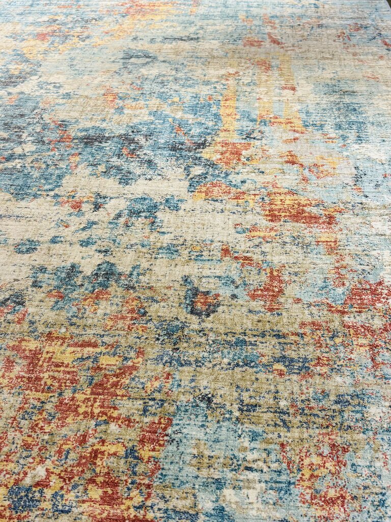 Surya Iris Collection 60" x 89" Blue/Orange Rug
