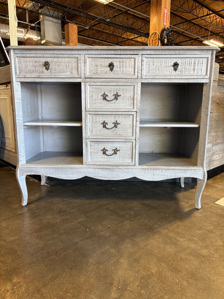 6 Drawer 4 Slot Cabinet 47.25 X 18 X 37.75