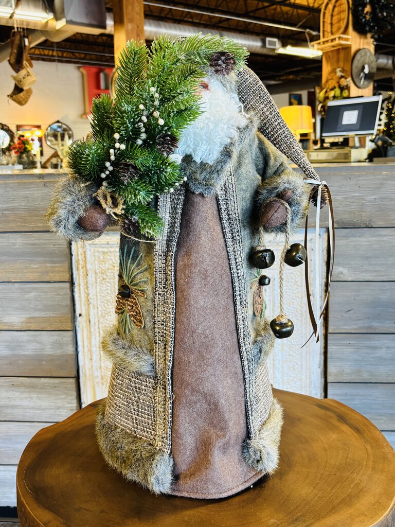 Rustic Woodland Santa Figure/Tree Topper