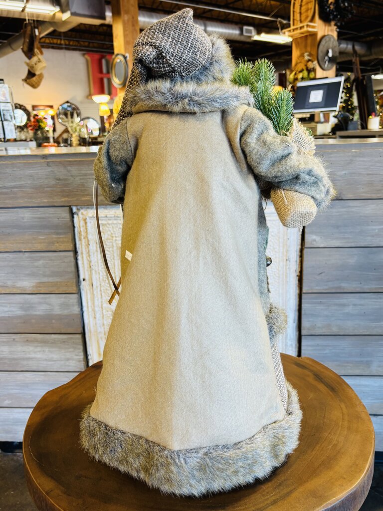 Rustic Woodland Santa Figure/Tree Topper