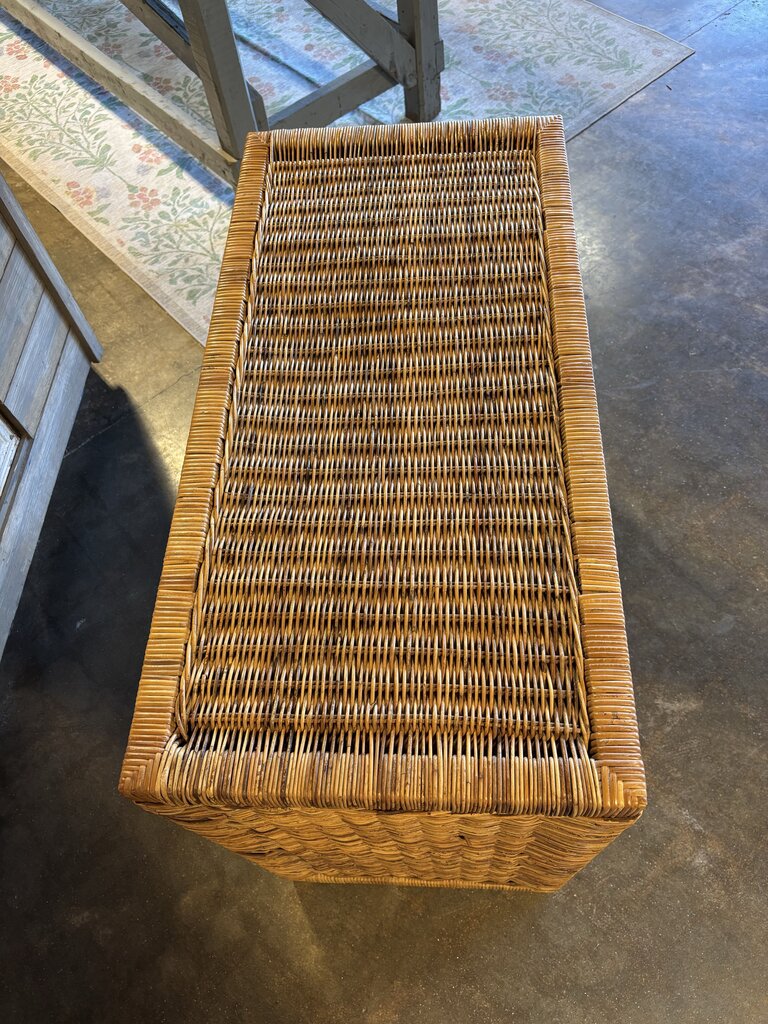 4 Drawer Wicker Chest 37 X 18 X 31