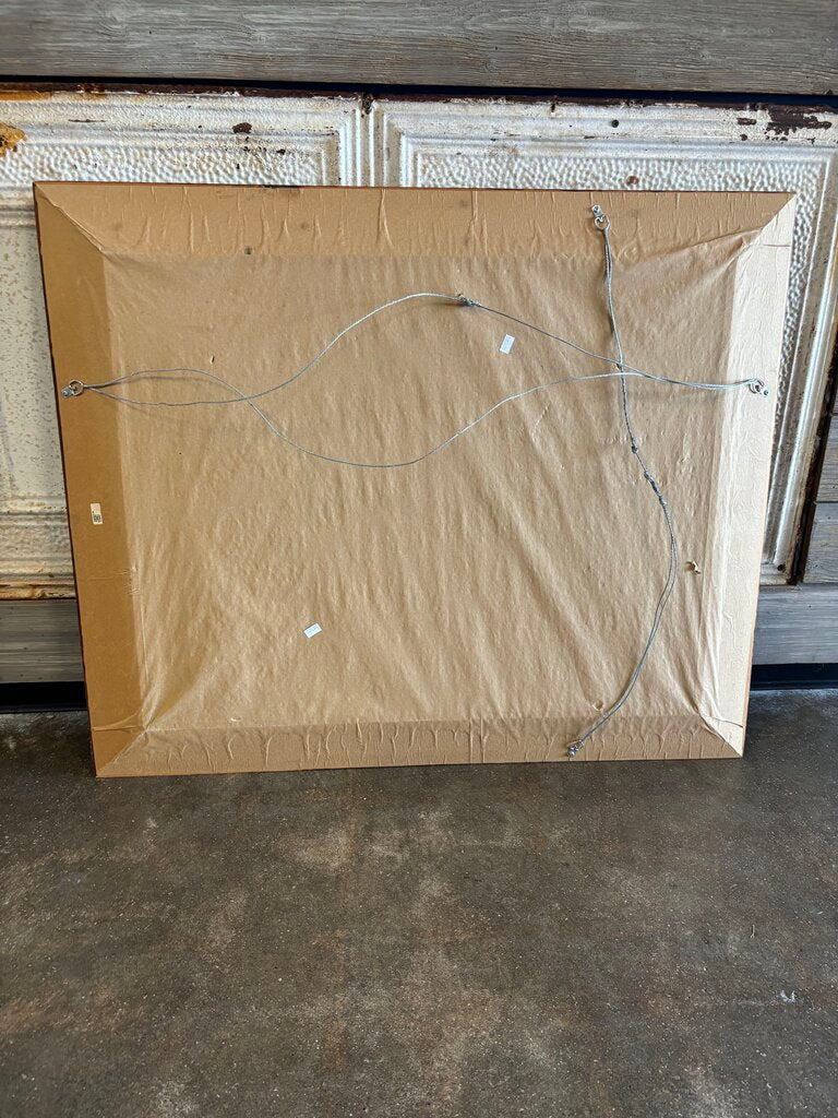 Wood Framed Mirror 35 X 28.75