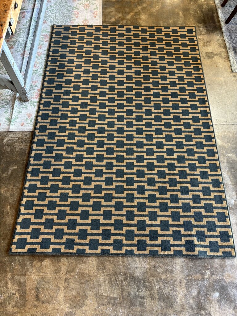 Custom Made Geometric Design Rug 6.5 X 9.5