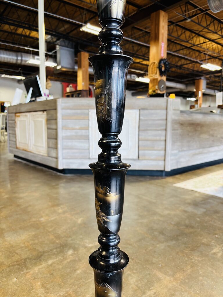 Chinoiserie Oriental Design Metal Floor Lamp