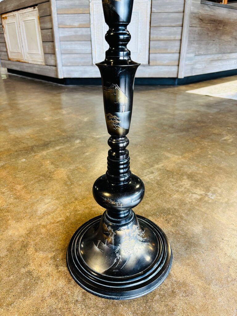 Chinoiserie Oriental Design Metal Floor Lamp