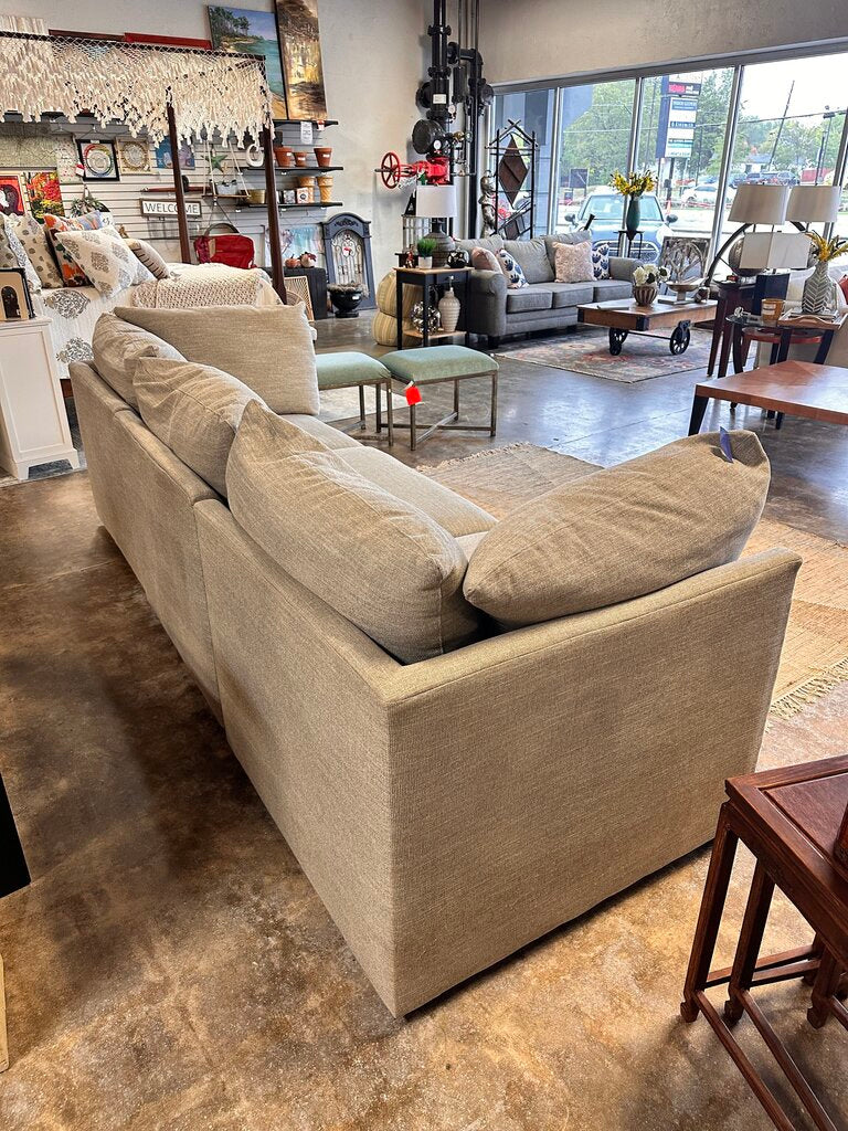 Heather Gray Upholstered Sofa