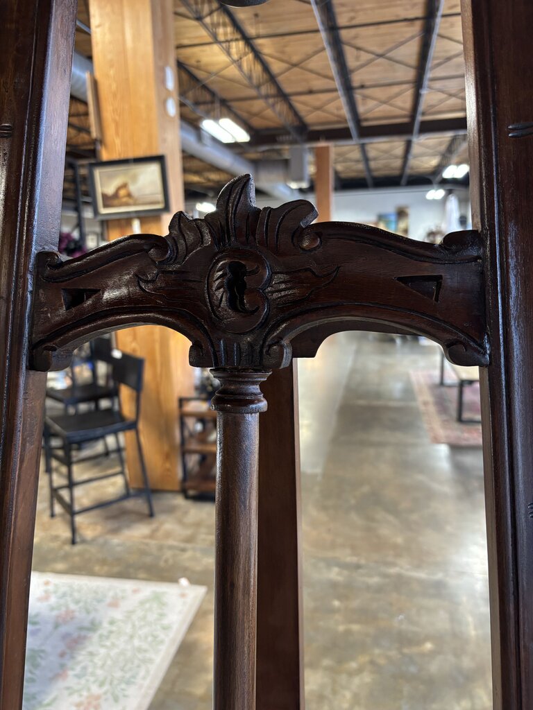 Hand Carved Mahogany Easel 78"H