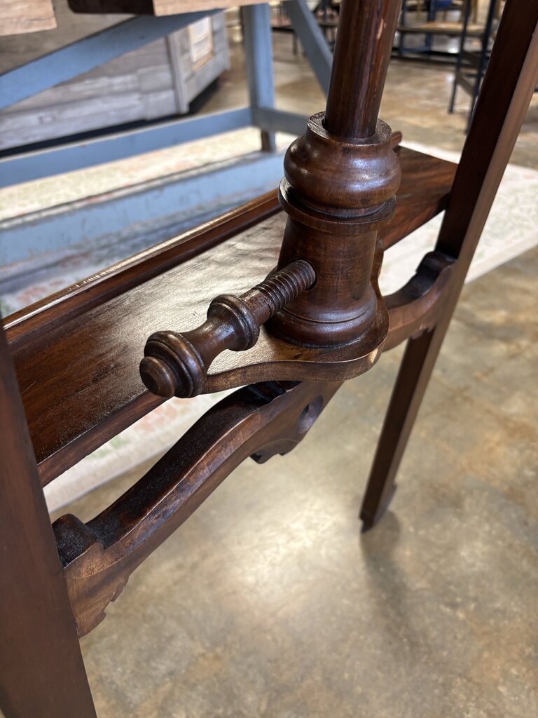 Hand Carved Mahogany Easel 78"H