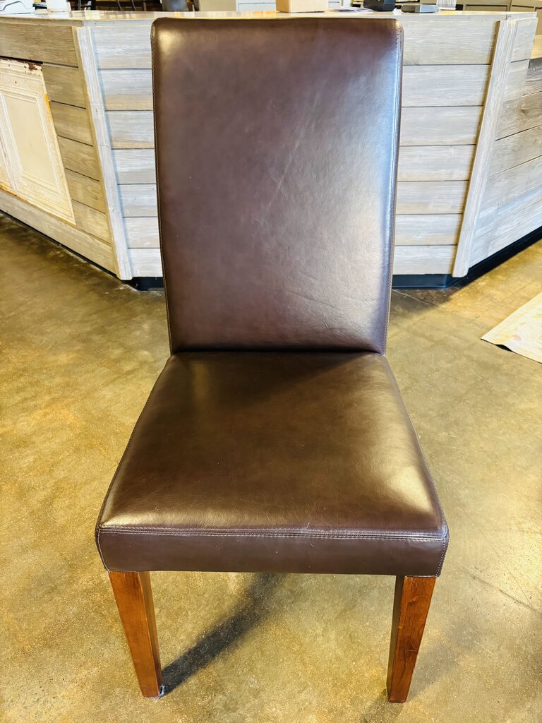 Brown Leather Desk Chair