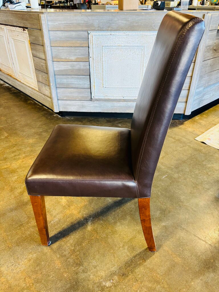 Brown Leather Desk Chair