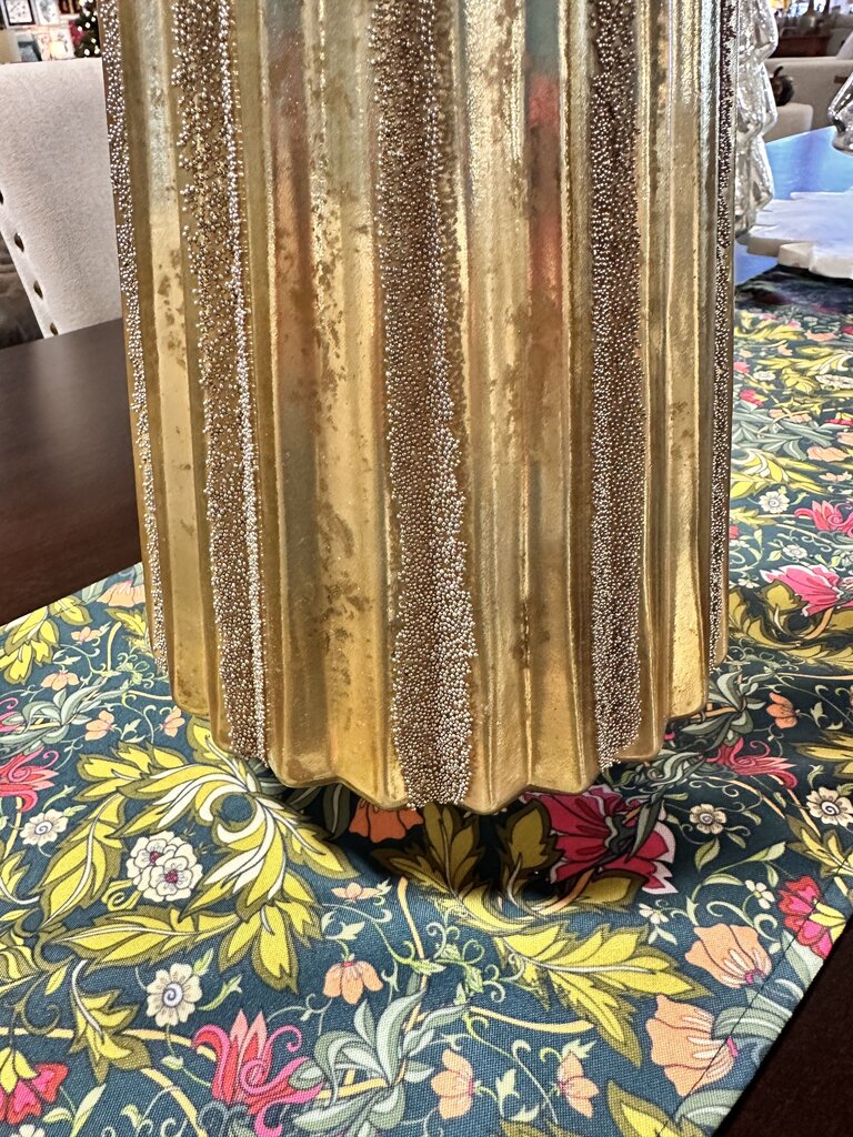 Gold Mercury Glass Christmas Tree 26"H