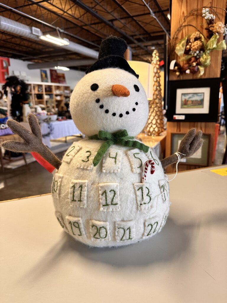 Felted Advent Calander Snowman