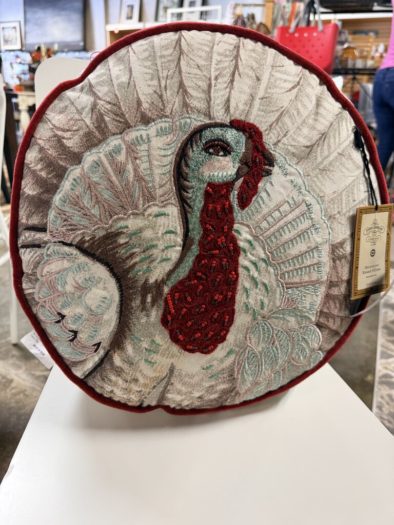 Round Turkey Pillow