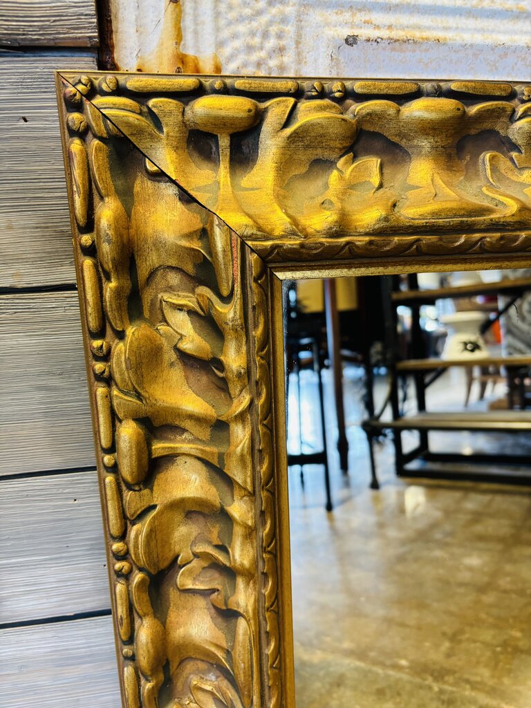 Heavy Gold Framed Mirror