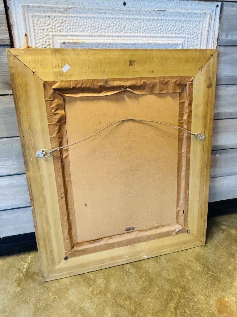 Heavy Gold Framed Mirror