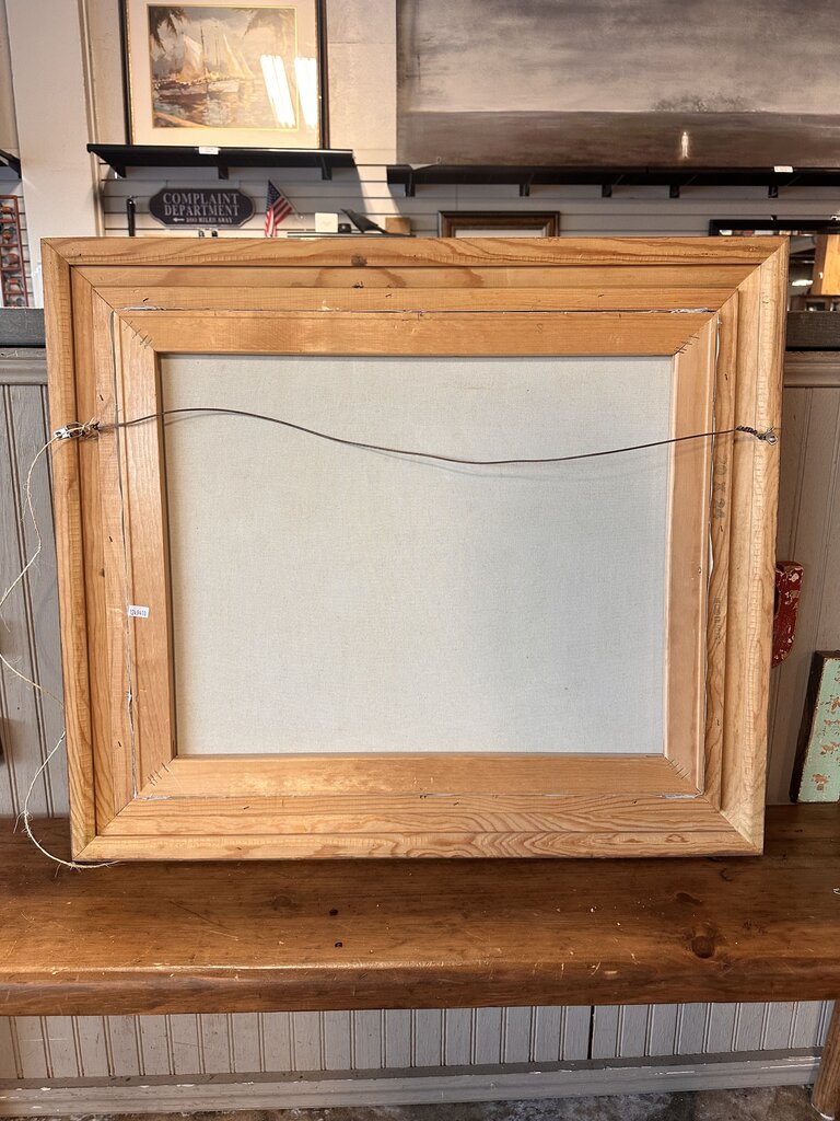 Original W. James Painting Petite Brasserie