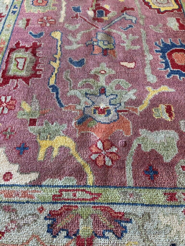 Hand Knotted Wool Rug 5 X 8
