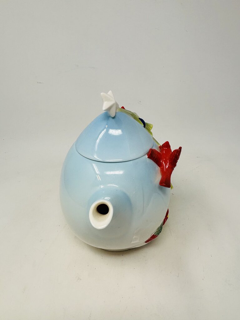 Pier 1 Red Birds With Tree Tea Pot