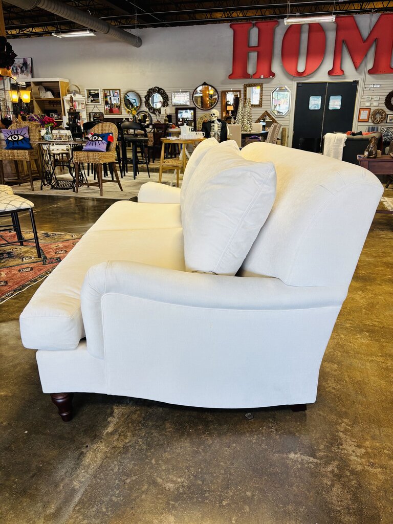 Rustic Chenille Sofa 6 FT