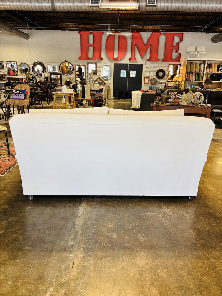 Rustic Chenille Sofa 6 FT