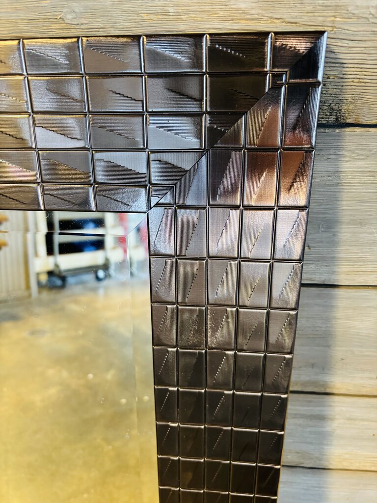 Geometric Tile Mirror 30 X 36
