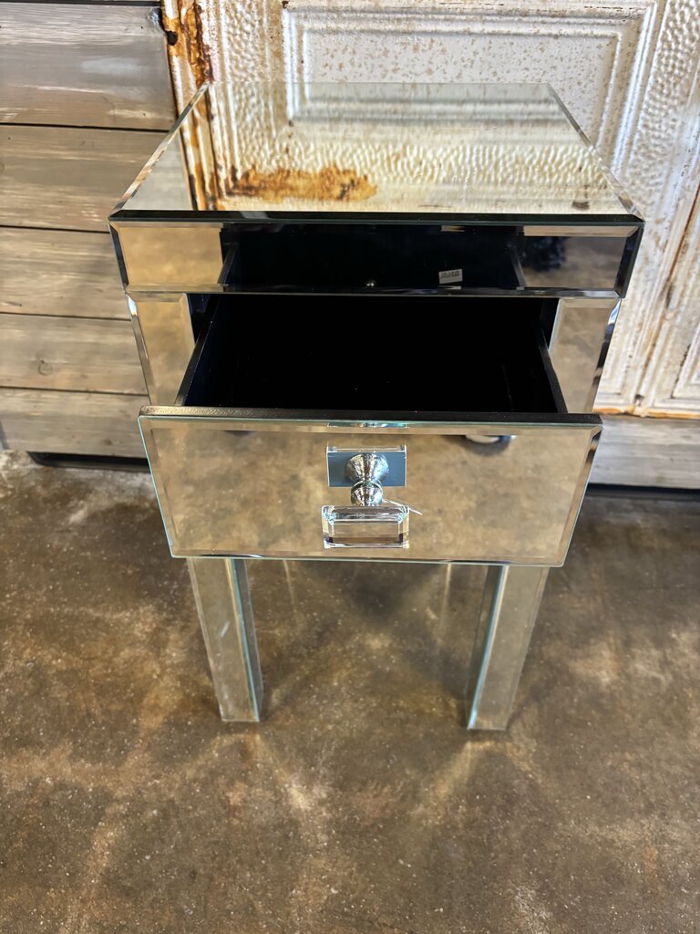 Mirrored Nightstand 14 X 14 x 25.5