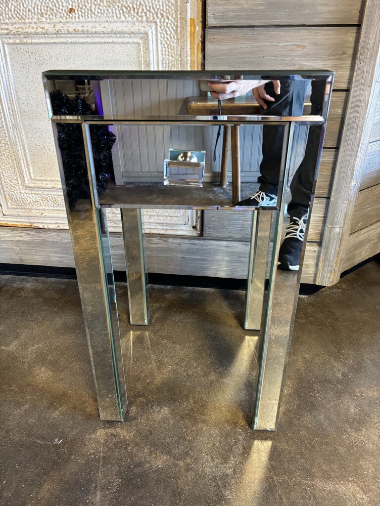 Mirrored Nightstand 14 X 14 x 25.5