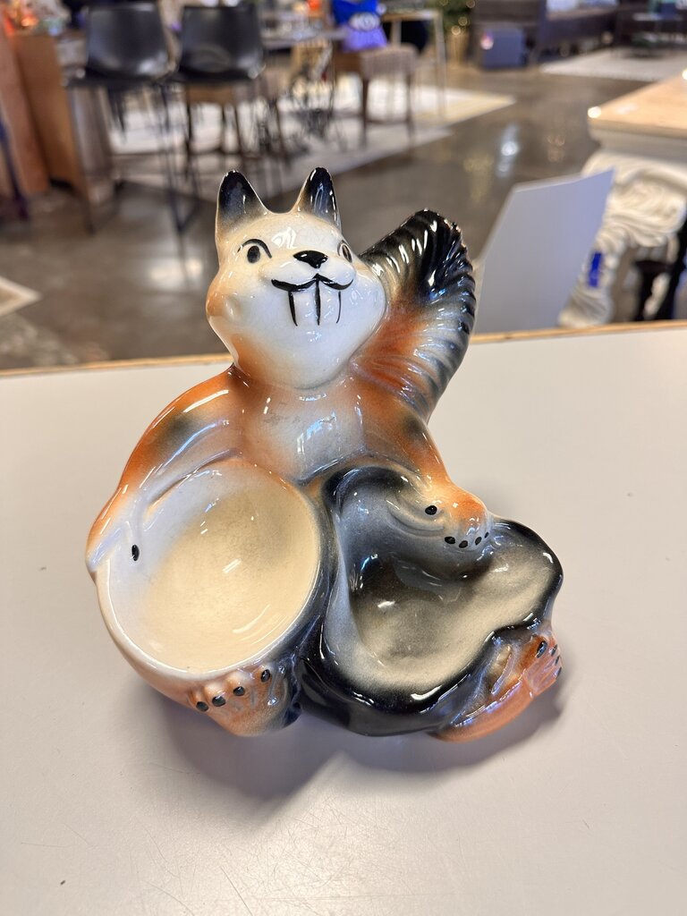 Vintage Chipmunk Trinket Dish