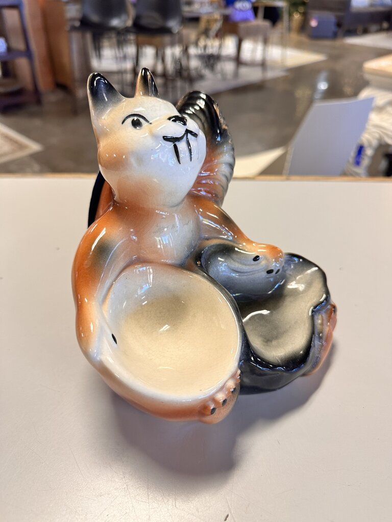 Vintage Chipmunk Trinket Dish