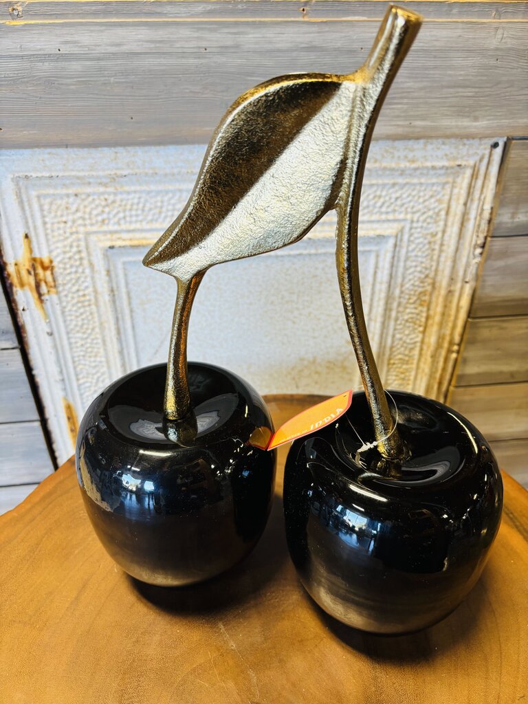 Oversized Cherries Sculpture