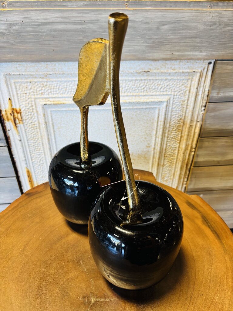 Oversized Cherries Sculpture