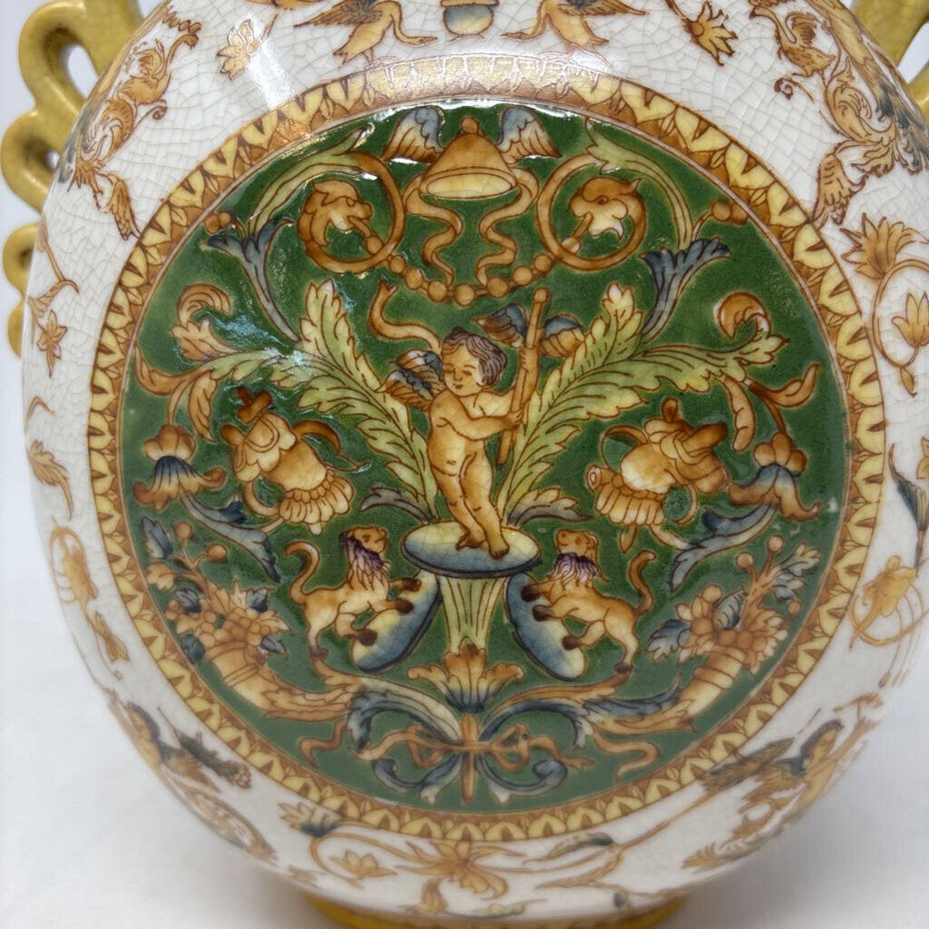 Ceramic Lidded Ginger Jar/Urn