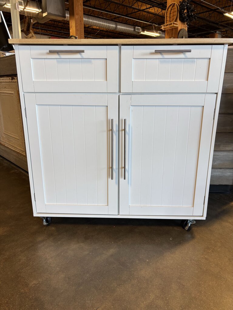 Rolling Kitchen Cabinet 37 X 18 X 37.5