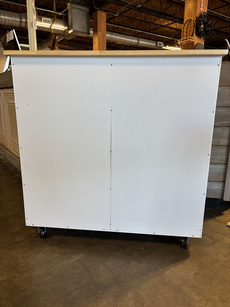 Rolling Kitchen Cabinet 37 X 18 X 37.5