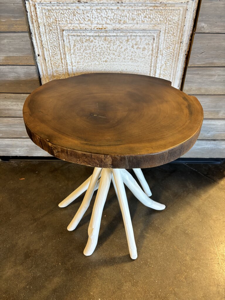 Wood Top Accent Table with Multi Legs