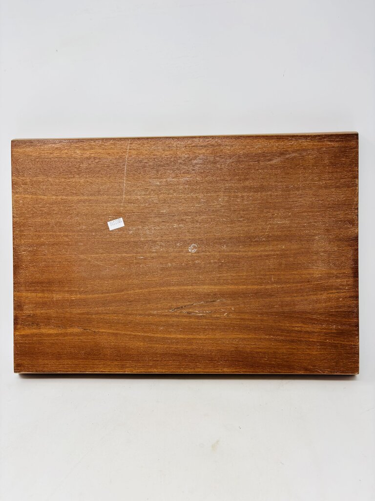 Inlay House/Tree Wood Serving Tray