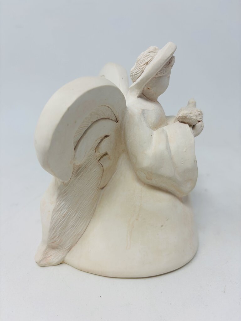 Angel with Dove Candle Holder
