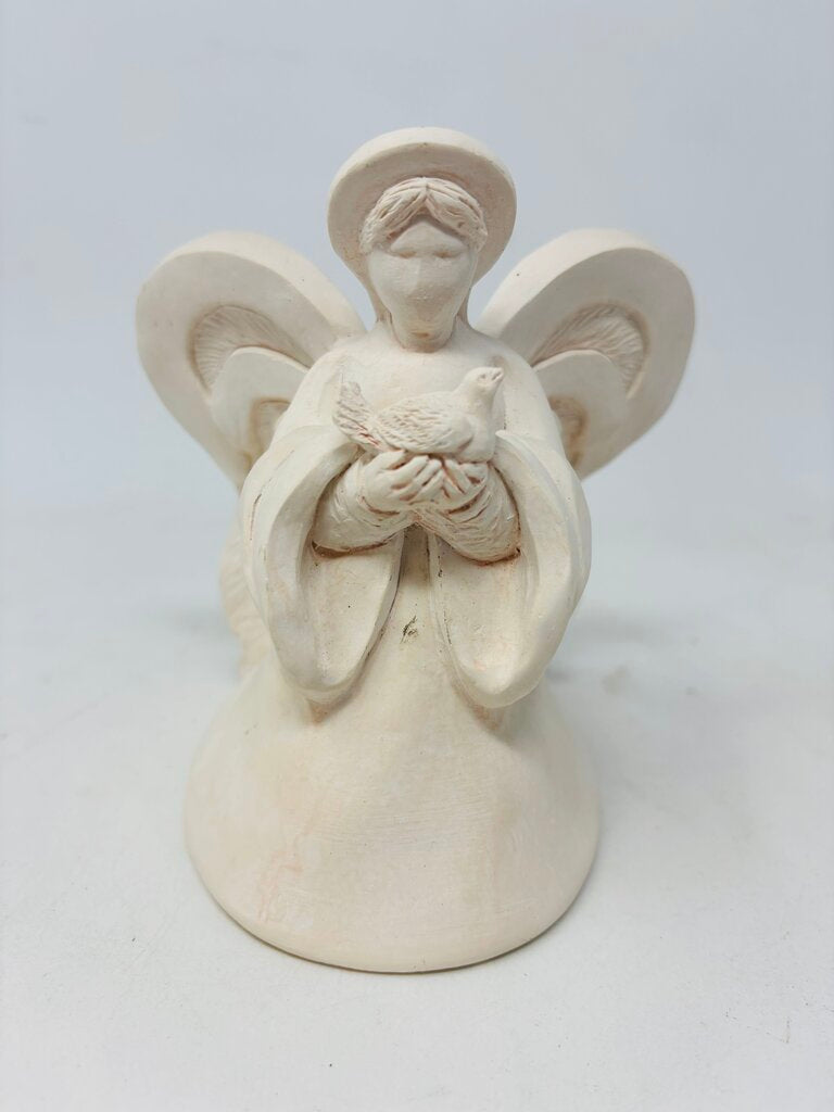 Angel with Dove Candle Holder