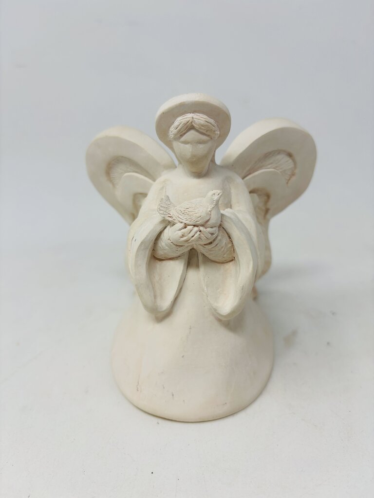 Angel with Dove Candle Holder
