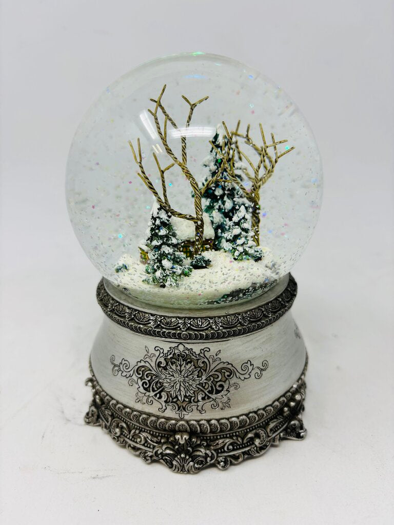 House In Woods Snowglobe
