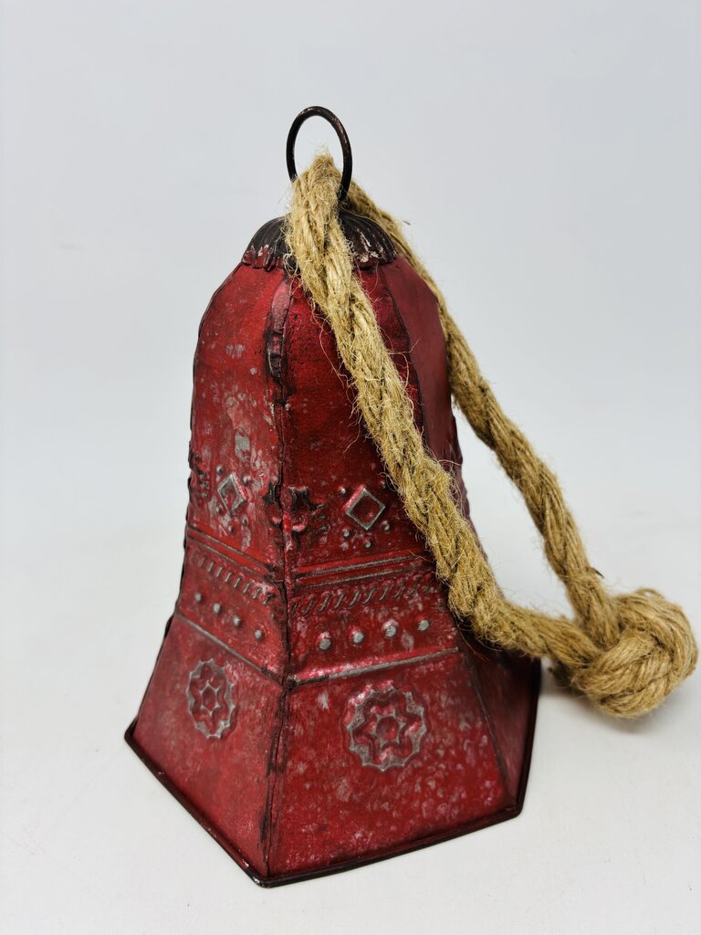 Red Metal Rustic Bell