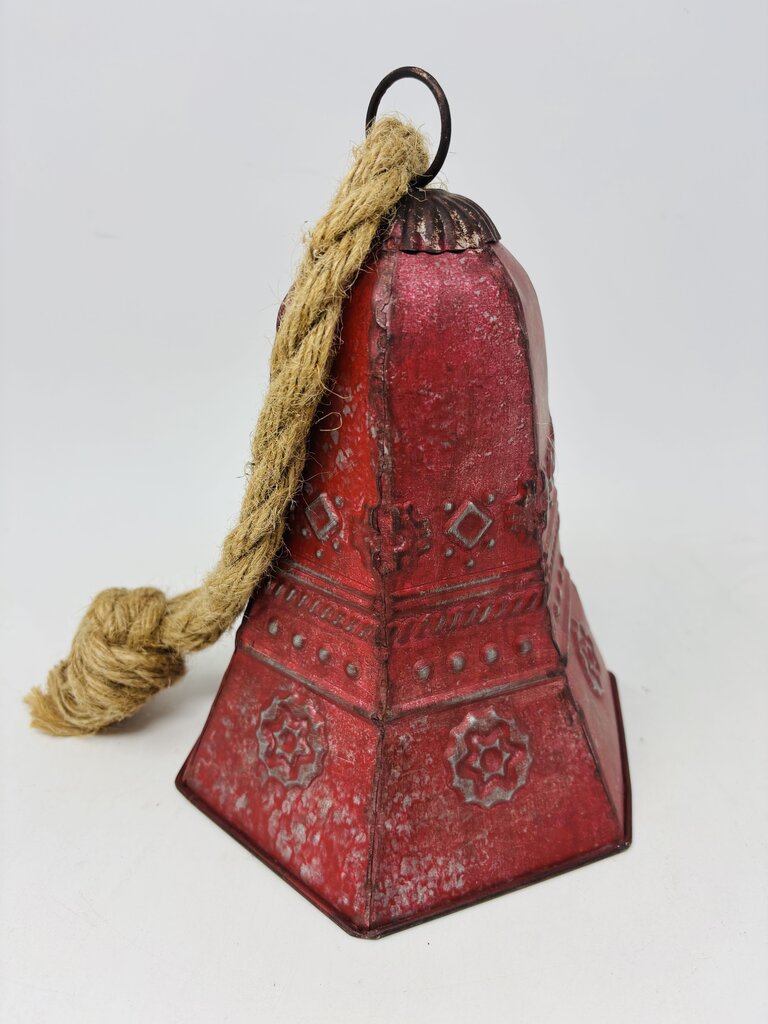 Red Metal Rustic Bell