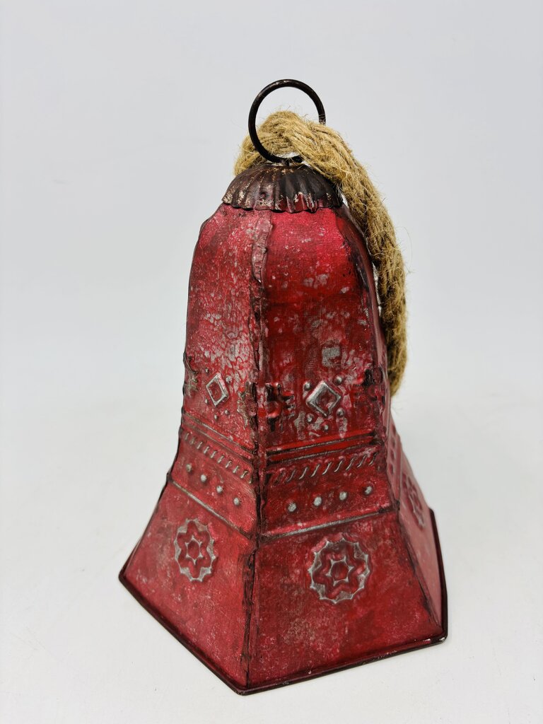 Red Metal Rustic Bell