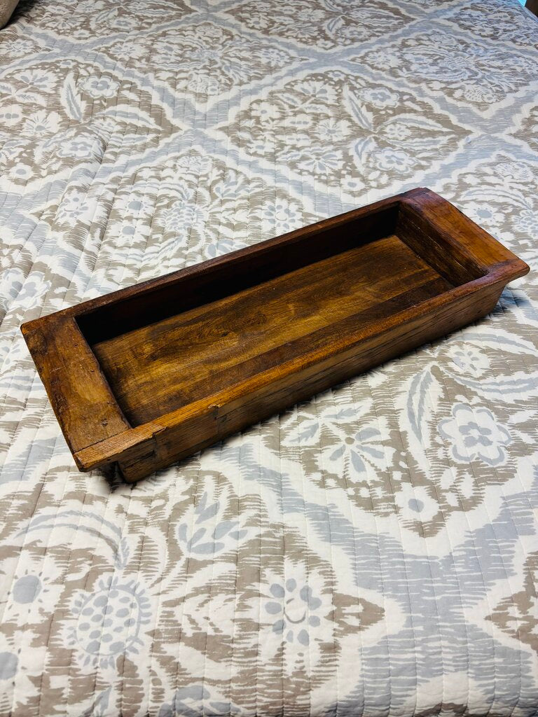 Heavy Wood Dough Bowl