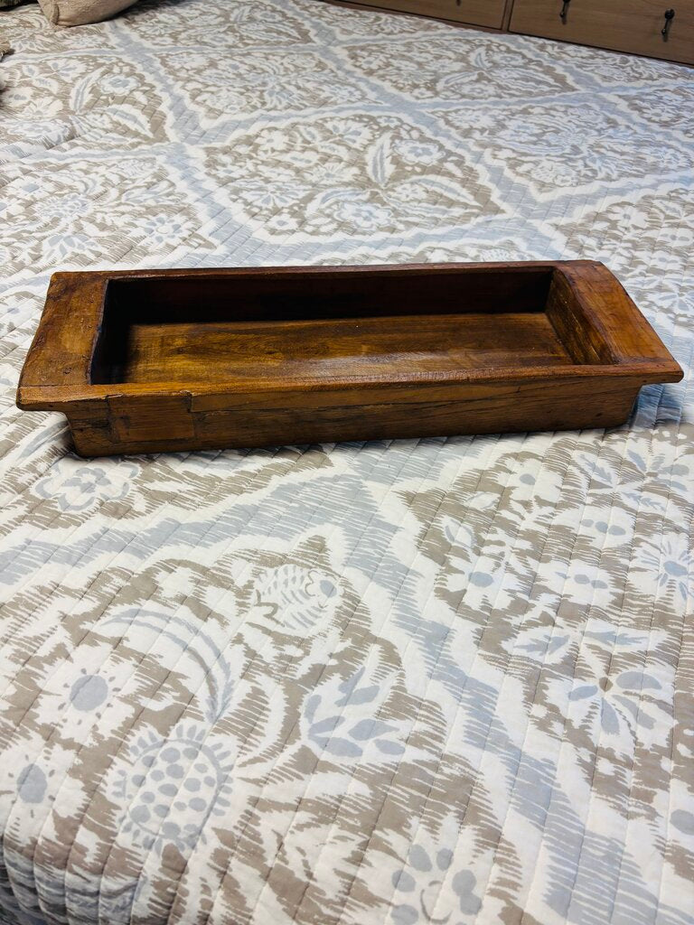Heavy Wood Dough Bowl